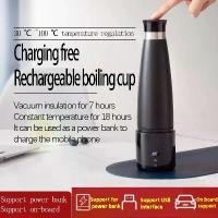 ราคา กาต้มน้ำไร้สาย, กาต้มน้ำไฟฟ้าแบบพกพา, การชาร์จ USB, น้ำเดือด, เหมาะสำหรับรถยนต์และการเดินทางกลางแจ้ง, กาต้มน้ำร้อน, ถ้วย (1730554081157089713)