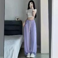 ราคา กางเกงกีฬาผู้หญิง สไตล์เกาหลี เอวสูง กางเกงวอร์มลำลอง ทรงตรงและทรงหลวม กางเกงขากว้าง กระโปรง วอร์ม กางเกง วอร์ม ขายาว รุ่น สกรีน แถบ ข้าง กางเกง วอร์ม ผู้ หญิง 4 ส่วน กระโปรง แบดมินตัน (17321186307854