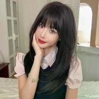 ราคา วิกผม รุ่น LILA สีน้ำตาลธรรมชาติ สวยน่ารัก ขายดี วิกผมทำได้ทุกอย่างห้ามทำสีอย่างเดียวค่ะ วิกผมยาวกำลังดีมีหน้าม้าปลายสไลด์ ยาว 55 cm. (1731234246307317873)