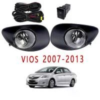 ราคา [เก็บเงินปลายทาง] VIOS Fog Lamp Fog Lightโคมไฟหมอกไฟหน้ากันชนด้านหน้า ไฟตัดหมอก ไฟสปอร์ตไลท์ for TOYOTA VIOS 2007-2013 with Harnesses and Switches (สายไฟและสวิทช์) (1731403636281608153)