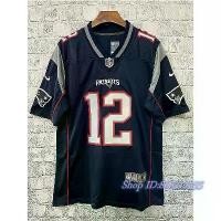 ราคา เสื้อยืดแขนสั้น ทีมฟุตบอลแห่งชาติ Tom Brady Patriots นิวอิงแลนด์ NFL สไตล์อเมริกัน สีฟ้า สำหรับผู้ชาย ฟุตบอล (1731181700557277292)