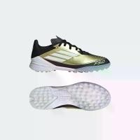 ราคา adidas ฟุตบอล รองเท้าฟุตบอล Messi F50 League Turf สำหรับเด็ก เด็ก สีทอง IG9277 (1731634434667153171)