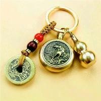 ราคา ป้ายก๊าซโอนราศี ร่ารวย ห้าจักรพรรดิเงิน ความรัก พวง กุญแจ ปัดเป่าสิ่งชั่วร้าย ทองเหลือง น้ำเต้า เดิมได้ แซนด์ (1731158109964372542)