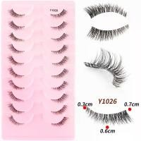 ราคา ขนตากลุ่มผู้หญิงญี่ปุ่น โปร่งใส 10 คู่ skyeye ขนตาปลอม candy ขนตาปลอม ทรง บาร์บี้ (1731443986361386235)