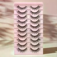 ราคา ขนตาปลอม โปร่งใส แพ็คสิบ ชิ้น 3D หยิกธรรมชาติ สั้นและปลอม cezanne lipstick 05 (1731599747821110872)