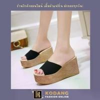 ราคา รองเท้าส้นเตารีด ส้นสูง 3 นิ้วครึ่ง คาด 4 สี (1729700113595599864)