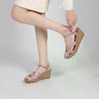 ราคา รองเท้าส้นเตารีด หน้าไขว้รัดส้น สูง 3 นิ้ว AN-1567 - (15/3) Size 41-44 ปลายเท้าเปิด (1729578242761263671)