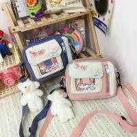 ราคา กระเป๋าผ้าแคนวาส มาใหม่ สำหรับนักเรียนหญิง สไตล์เกาหลี กระเป๋าใบเล็ก กระเป๋าสะพายข้าง ศิลปะ อเนกประสงค์ กระเป๋าสะพายข้างน่ารัก ipad bag กระเป๋า ทอรี่ กระเป๋า ผ้า ทอลาย ริ้ว (1731669463423682120)