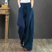 ราคา กางเกงผู้หญิง ทรงหลวม พลัสไซส์ สไตล์เกาหลี ผ้าลินินและผ้าฝ้าย ศิลปะ 16 สี หลากสี กางเกงขากว้าง เอวสูง กางเกงถูพื้น กางเกงขาตรง black skirts กางเกง ขาม้า เอวต่ํา ยีนส์ สีเข้ม (1731271583701435959)