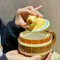 ราคา แก้วเซรามิก คาปิบารา ดาราอินเทอร์เน็ต ดีไซน์น่ารัก วัวน้ำ ศิลปะ ถ้วยน้ำผู้หญิง ถ้วยน้ำฤดูร้อน สไตล์เจ้าหญิง (1731499107046492093)