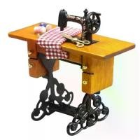ราคา จักรเย็บผ้า จิ๋ว วินเทจ ใหม่ เฟอร์นิเจอร์ไม้จำลอง ขนาดเล็ก สเกล 1/12 เหมาะสำหรับตกแต่งบ้านตุ๊กตา จำลองจักรเย็บผ้าแบบผ้า (1731549491712657775)