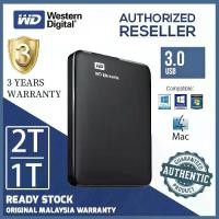 ราคา WD External Harddisk 2TB/1TB ฮาร์ดดิสพกพา ฮาร์ดไดรฟ์ภายนอก HDD USB3.0 Harddisk External ฮาร์ดดิส เกมส์ (1731202489569283039)