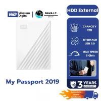ราคา WD HDD External 2TB My Passport USB 3.0 White [External HDD ฮาร์ดดิสก์พกพา 2.5"] (1731446446994523280)