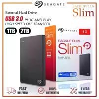 ราคา [COD] ฮาร์ดไดรฟ์ภายนอก Seagate One Touch 1TB/2TB USB 3.0 Slim ฮาร์ดไดรฟ์ HDD ภายนอกแบบพกพา Seagate 2TB External Hard Disk USB3.0 Hard Drives ฮาร์ดไดรฟ์แบบพกพา ที่เก็บข้อมูลแบบพกพา Harddisk External (1