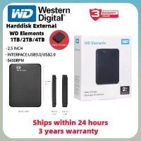 ราคา 【Ready Stock】WD My Passport Western Digital 2.5"USB 3.2 External Harddisk ฮาร์ดดิสพกพา ฮาร์ดไดรฟ์คุณภาพสูง 1tb/2tb (1731815294916593047)