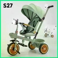 ราคา abstersioneshop แบบพกพา (เอเวียงแองเจิ้ล) รถเข็นเด็ก จักรยานเด็ก 3 ล้อ 1-6 ปี ผลักได้ 2 ทาง ปรับเอนได้ (นั่ง/เอน/นอน) ที่นั่งหมุนได้ 360 องศา เด็กหญิง เด็กผู้ชาย (1730191645681748137)