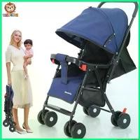 ราคา masterpiecefshop แบบพกพา รถเข็นเด็ก รถเข็นเด็กพับได้ ปรับ3ระดับ ( นั่ง/เอน/นอน) เข็นหน้า-หลังได้ ล้อใหญ่ไม่หลุดง่าย พกพาสะดวก เด็กหญิง เด็กผู้ชาย กิน ข้าว (1730192182426831328)