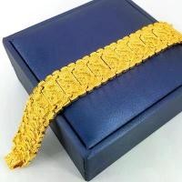 ราคา สร้อยข้อมือโซ่มังกร ชุบทอง ผู้ชาย สไตล์ครอบงำ สร้อยข้อมือมังกรบุคลิกภาพโทเท็ม กำไล (1732157560299948988)