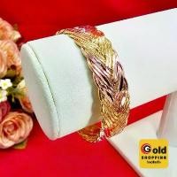 ราคา กำไล C สามกษัตริย์ลายเปียจิก 3K ฟรีไซส์ ปรับขนาดเองได้ กำไลข้อมือทองชุบ 3 กษัตริย์ ใส่ได้ในชีวิตประจำวัน รูปถ่ายจากสินค้าจริง พร้อมส่ง (1729767172348676982)