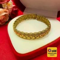 ราคา กำไล C ทองเหลืองลายเปียเงาสลับจิก ฟรีไซส์ งานดิบไม่ชุบ กำไลทองโบราณ พร้อมส่ง (1731761586527243126)