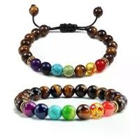 ราคา สร้อยข้อมือลูกปัด, จักระ 7 จักระ, กำไล, การรักษา, หินตาเสือ, เสน่ห์สวดมนต์จักระ, สร้อยข้อมือพระพุทธรูป, ปรับได้, ของขวัญเครื่องประดับสำหรับผู้ชายและผู้หญิง (1730876549939170164)