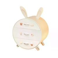 ราคา ที่เก็บเครื่องประดับผม สำหรับเด็กผู้หญิง ดีไซน์กระต่ายน่ารัก 3 ลิ้นชัก ที่เก็บกิ๊บติดผม กล่องเครื่องประดับ สำหรับที่คาดผม ที่คาดผม ที่ใส่เงินปัจฉิมปีกนก (1730132968893155918)