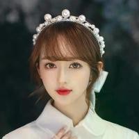 ราคา COD พร้อมส่ง ที่คาดผม ที่คาดผมแฟชั่นประดับไข่มุก Princess K-13 (1731685658445055151)