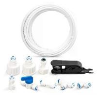 ราคา ชุดเชื่อมต่อสากลท่อน้ำเข้า 15 ม. ใช้สำหรับตู้เย็นแบบเคียงข้างกัน ระบบรีเวิร์สออสโมซิส น้ำดื่ม ท่อตู้เย็น เครื่องตัดท่อ ขั้วต่อท่อน้ำเข้า (1/4 (1729770181741152974)