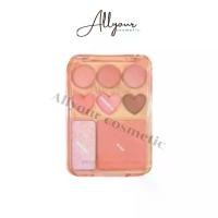 ราคา [TK] () พาเลทอายแชโดว์และปัดแก้มซิวานนา Sivanna Colors mini heart eye & cheek palette ทาตาและบลัชออน HF704 (1731806362647169329)
