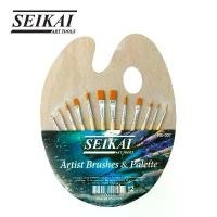 ราคา COD. Seikai ชุดพู่กัน ARTS & PALETTE (HS-007) สำหรับใช้วาดภาพสีน้ำมัน พร้อมพู่กัน 12 ด้าม (1732046573996837280)