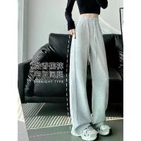 ราคา กางเกงกีฬา สีเทาขาว หญิง ฤดูใบไม้ผลิและฤดูใบไม้ร่วง มาใหม่ปี 2025 ทรงหลวมเล็ก ดีไซน์แทงโก้และกล้วย ทรงตรง สไตล์ลำลอง กางเกงวอร์มขากว้าง ยีนส์ เอวสูง ทรงลิซ่า กางเกง ขาเดฟ กระโ (1731333880904124104)