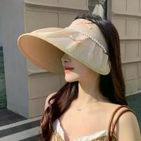 ราคา หมวกกันแดดสำหรับผู้หญิง สไตล์ซัมเมอร์ ปีกกว้าง โบว์มุก สไตล์เกาหลี แฟชั่น สไตล์ชาแนลตัวน้อย หมวกกันแดดกระบังหน้า hair bonnet hair bonnet ที่ ติด เข็มขัด central cee skull (1732312431331085196)