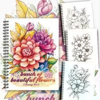 ราคา หนังสือระบายสีดอกไม้ กระดาษหนา 100gsm 30 แผ่น เหมาะสำหรับระบายสีลายดอกไม้ อุปกรณ์วาดภาพ DIY ช่วยบรรเทาความเครียด เหมาะสำหรับเป็นของขวัญวันหยุดหรือของขวัญคริสต์มาส (1732103829228456395)