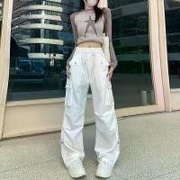 ราคา ชุดเอี๊ยมร่มร่อนทรงหลวม สไตล์อเมริกัน แบรนด์อินเทรนด์ สำหรับชายและหญิง อเนกประสงค์ ไฮสตรีท ทรงหลวม สไตล์เครื่องกล กางเกงลำลองสีขาว คาร์โก้ กระเป๋า กางเกง ขากระบอกเล็ก ขากระบอก ให (1731595643058423762)