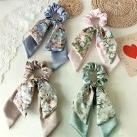 ราคา ริบบิ้นผ้าสำเร็จรูป วัสดุผ้าซาติน สองชั้น มีโบว์ผูกหางม้า ลายดอกไม้สด กิ๊ฟช็อป ย า ง ร ั ด ผ ม แ บ บ เ ก ล ี ย ว กิ๊บ หาง ม้า (1731750497623443030)
