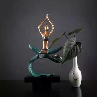 ราคา ที่นั่งชาสร้างสรรค์โยคะเซน สไตล์จีนใหม่ สตูดิโอโยคะ ของตกแต่งบ้าน ชั้นวางหนังสือ ตู้โชว์ เครื่องประดับ (1731449706564584632)