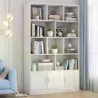 ราคา ตู้วางหนังสือมินิมอล ชั้นวางของ ชั้นอเนกประสงค์ ชั้นวางของไม้ ชั้นวางหนังสือ ชั้นวาง ตู้โชว์ 5ชั้น ปิดทึบด้านหลัง bookshelf ตู้ เหล็ก (1731469634982282885)