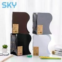 ราคา SKY ฉากกั้นหนังสือ ที่กั้นหนังสือ ชั้นวางหนังสือ ยืดขยายได้ 15x10x19cm ที่คั่นหนังสือประตูเหล็ก (1731082953029749421)