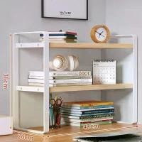 ราคา tqwematqwe4 แบบพกพา AIBG 2ชั้น ชั้นวางหนังสือ ชั้นวางของบนโต๊ะ ชั้นวางหนังสือบนโต๊ะ ชั้นวางหนังสือไม้ ขนาดเล็ก สแตนเลส+ไม้ ชั้นวางหนังสือ แข็งแรงมาก (1731028332684348157)