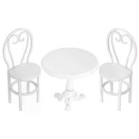 ราคา โต๊ะอาหารและเก้าอี้ขนาดเล็ก, ของเล่นเฟอร์นิเจอร์รุ่นจิ๋ว, สำหรับเด็ก, เก้าอี้เด็ก, ทำจากเหล็ก, ขนาด: 5.5X5.5X5CM, สีขาว, ชุด 3 ชิ้น (1731445041482597558)