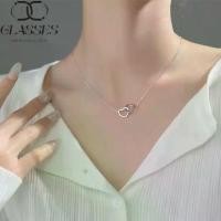 ราคา สร้อยคอหัวใจคู่โรแมนติกอินเทรนด์สำหรับผู้หญิงและเด็กผู้หญิง โชคเกอร์โซ่กระดูกไหปลาร้าโลหะผสม สีทองและสีเงินที่สวยงาม อุปกรณ์เครื่องประดับ ร้านขายเครื่องประดับ (1731468920986962470)