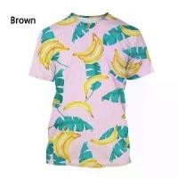 ราคา เสื้อยืดพิมพ์ลายกล้วย ผลไม้ แฟชั่นใหม่ สำหรับผู้ชายและผู้หญิง 3D พิมพ์ ลำลอง แขนสั้น เสื้อยืดสุดสนุก ทันสมัย (1731229100221368431)