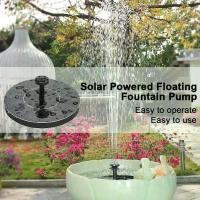 ราคา ปั๊มน้ำพุพลังงานแสงอาทิตย์แบบลอยน้ำ 1W สำหรับสวน บ่อ สระว่ายน้ำ ตู้ปลา อ่างอาบน้ำนก (1731481695482317173)
