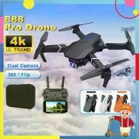 ราคา โดรน 88 Pro, โดรน HD 4K, กล้องคู่, โหมดตัวระบุตำแหน่ง, 1080p WiFi FPV, ที่พักความสูง, โดรน RC (1731709041273767778)