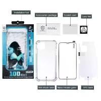 ราคา Atouchbo Set 4in1 สำหรับ iPhone SE3 / SE2/ 11ProMAX/11Pro/11/XSMAX/XR/XS/X/8+/8/7+/7 ชุดฟิล์มหน้า+หลัง+เคสใส+ฟิล์มกล้อง บล็อกบัสเตอร์ (1732334941241903187)