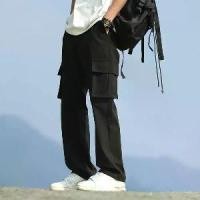 ราคา กางเกงเครื่องมือตรง สีดำ สำหรับผู้ชาย ใส่หน้าร้อน สไตล์อเมริกัน เหมาะสำหรับกีฬากลางแจ้ง ปีนเขา และชุดลำลอง กางเกงขายาว แฟชั่น (1731805585273227757)