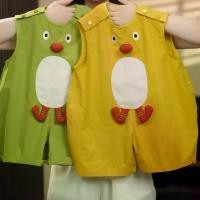 ราคา ชุดเอี๊ยมเด็กฤดูร้อน แขนกุด ลายการ์ตูน จั๊มสูทแขนกุด สำหรับเด็กชายและเด็กหญิง กางเกงชาวประมง เหมาะสำหรับปีนเขา ปีนเขา และชุดฤดูร้อน 2566 (1731458326308095122)