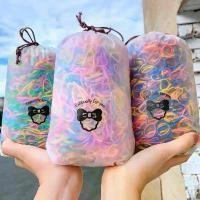 ราคา 2000 ชิ้น ยางรัดผม sanrio ยางรัดผมหลากสี แบบใช้แล้วทิ้ง ยางรัดผมหางม้า เครื่องประดับผมผู้หญิง (1730883722280078277)