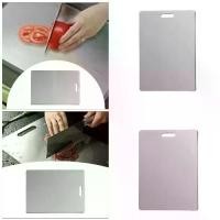 ราคา กระดานตัด วัสดุสแตนเลส สองด้าน เหมาะสำหรับนวดและรีดขนมปัง เหมาะสำหรับผลไม้ พาย ของหวาน ผัก และขนมปัง (1732113266476943907)