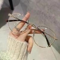 ราคา แว่นตาทรงกลม สไตล์วินเทจ กรอบโลหะ พิมพ์ลายเสือดาว เสริมฟรีแต่งหน้า สวยงามและมีสไตล์ เเว่น กรอง เเสง แว่น ตากรอง แสงสี ฟ้า, แว่นตาทรงหยดนํ้า, แว่นวินเทจผู้หญิง, แว่นตา y2k, แว่นต (1732100091471170017)